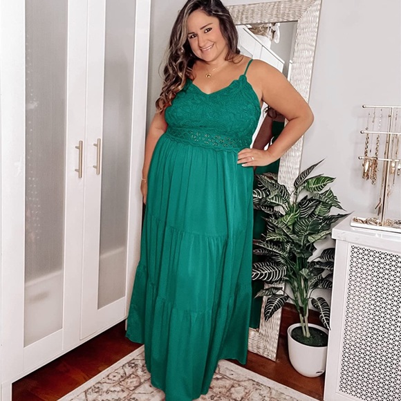 Dokuritu Free Spirit Crochet Lace Maxi Dress, L - BNWOT | NBW - Picture 4 of 8